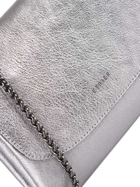 Shoulder Bag Etincelle Irisee Leather Etrier Silver etincelle irisee EETI01 other view 2