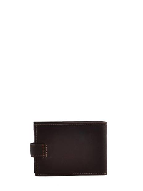 Wallet Leather Etrier Brown oil 790120 other view 1