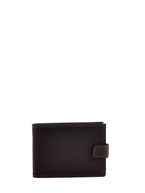 Wallet Leather Etrier Brown oil 790120