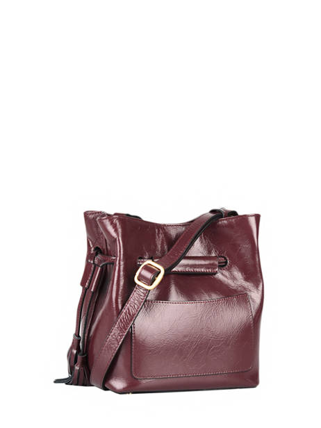 Shoulder Bag Cavale Leather Etrier Red cavale ECAV004S other view 5