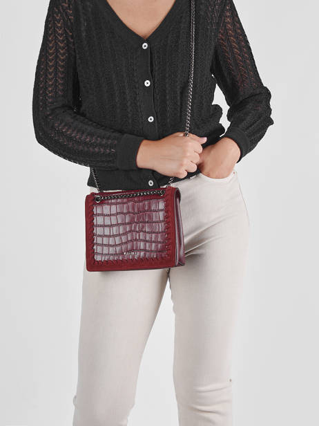 sac bandoulière violet