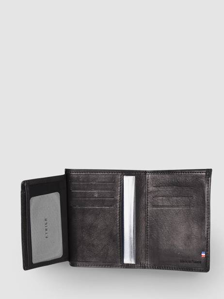 Portefeuille Cuir Etrier Noir oil EOIL748 vue secondaire 2