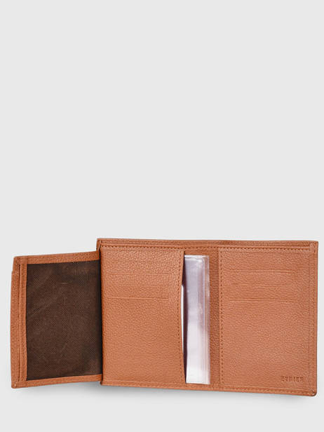 Wallet With Card Holder Madras Leather Etrier Brown madras EMAD748 other view 2