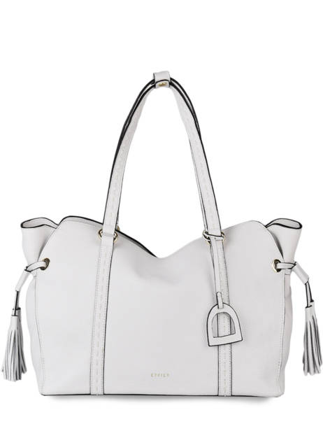 Leather Tote Bag Tradition Etrier White tradition EHER25