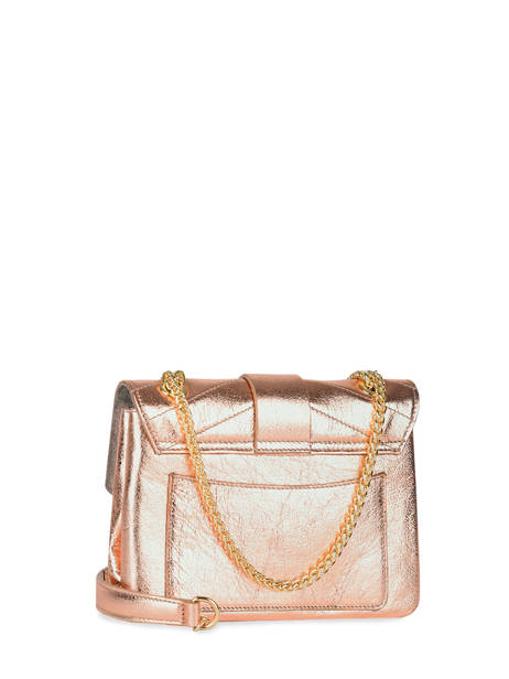 Small Leather Jana IrisÃ© Crossbody Bag Etrier Pink jana irise EJIR002S other view 4