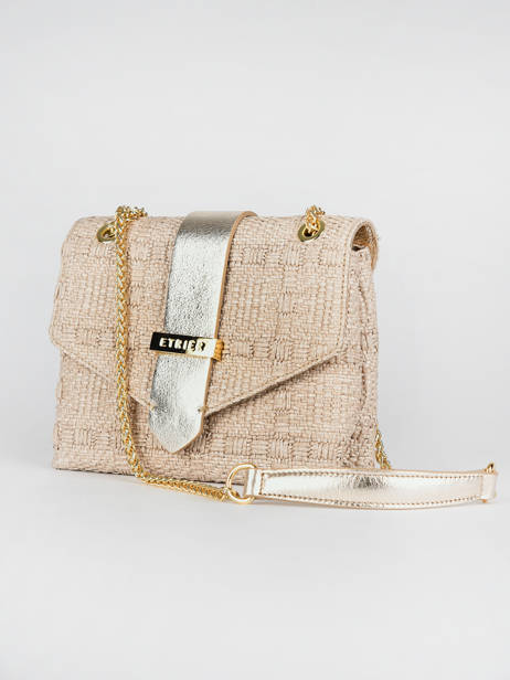 Small Jana Tressé Crossbody Bag Etrier Beige jana tresse EJTR002S other view 2