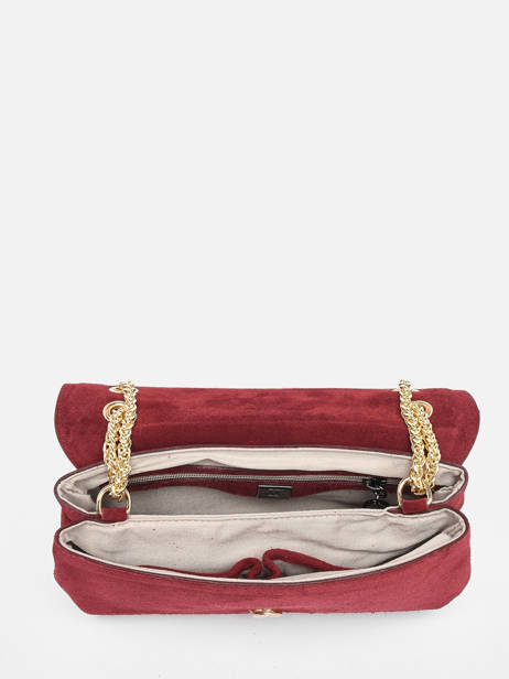 Cross Body Tas Jana Velvet Etrier Red jana velvet EJVE002M other view 4