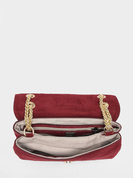 Sac Bandoulière Jana Velvet Cuir Etrier Rouge jana velvet EJVE002S vue secondaire 4