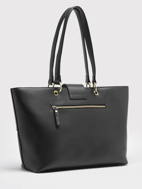 Leather Tote Bag Equilibre Etrier Black equilibre EEQU013M other view 4