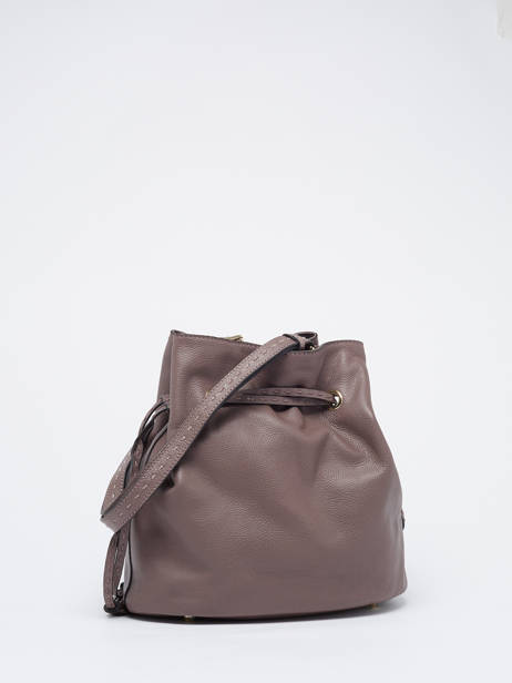 Leather Bucket Bag Tradition Etrier Violet tradition EHER29 other view 5