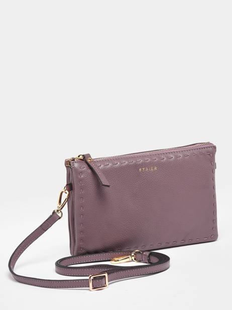 Crossbody Bag Tradition Leather Etrier Violet tradition EHER30 other view 3