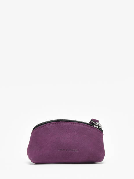Portemonnee S Etincelle Nubuck Leder Etrier Violet etincelle nubuck EETN651 ander zicht 2