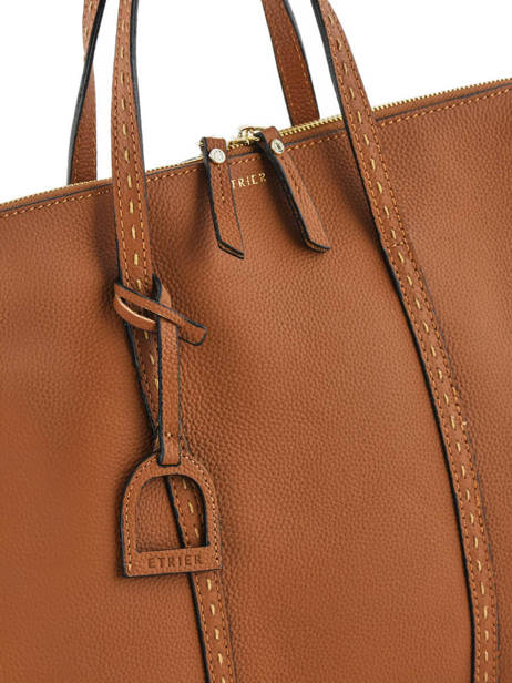 Leather Tradition Briefcase Etrier Brown tradition EHER81 other view 2