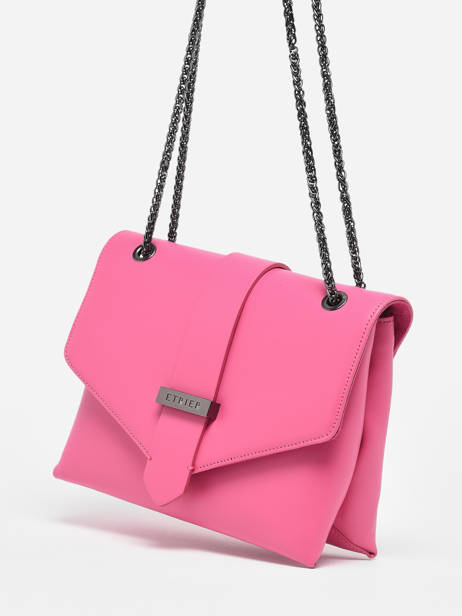 Cross Body Tas Leather Jana Bloc Leather Etrier Pink jana bloc EJBC002M other view 2