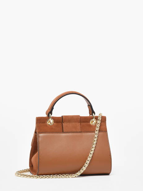 Crossbody Bag Ethnique Leather Etrier Brown ethnique EETH001S other view 4