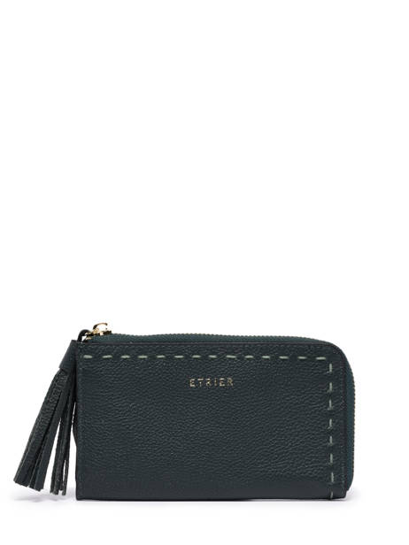 Porte-monnaie Tradition Cuir Etrier Vert tradition EHER97