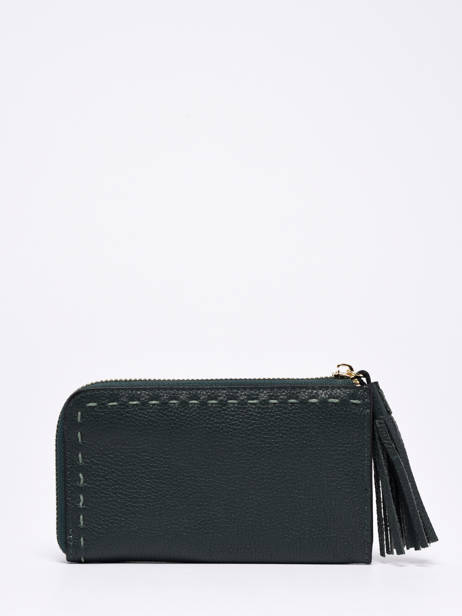 Porte-monnaie Tradition Cuir Etrier Vert tradition EHER97 vue secondaire 2