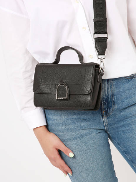 Cross Body Tas S Altesse Leder Etrier Zwart altesse EALT048S ander zicht 1