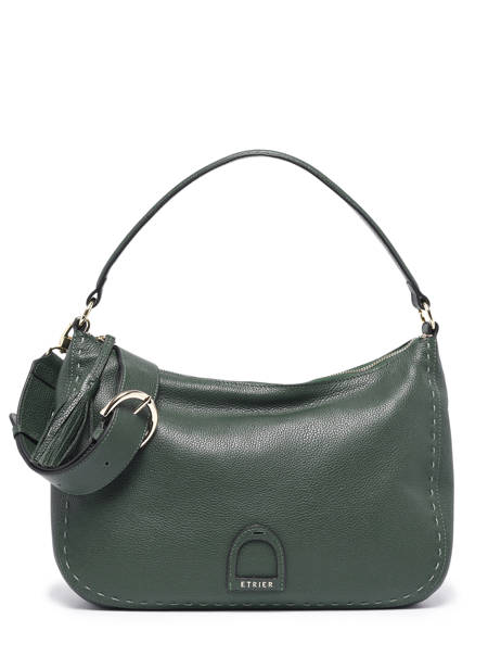 Sac Porté épaule Tradition Cuir Etrier Vert tradition EHER026M