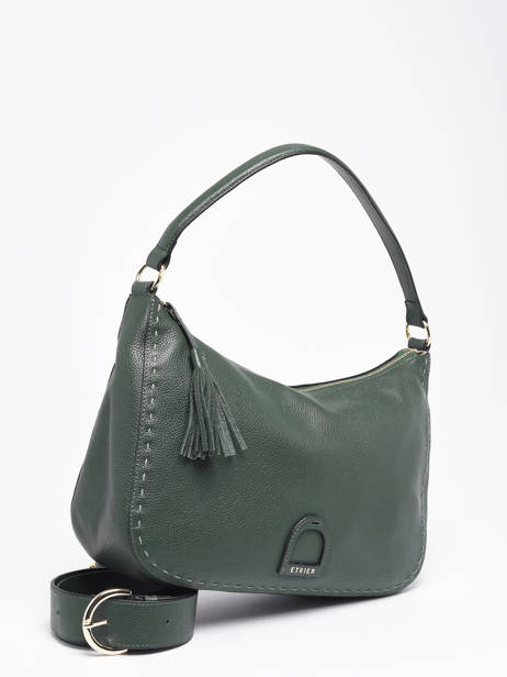Sac Porté épaule Tradition Cuir Etrier Vert tradition EHER026M vue secondaire 2