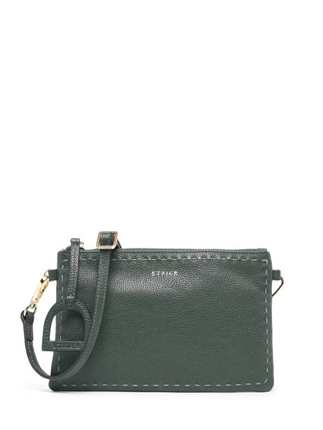 Sac Bandoulière Tradition Cuir Etrier Vert tradition EHER14