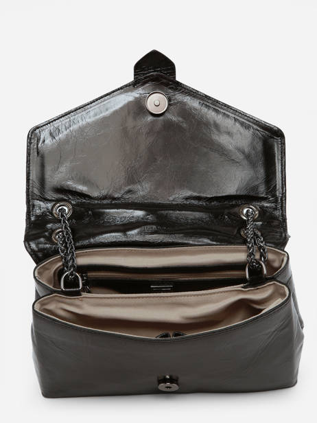 Sac BandouliÃ¨re Jana Amour Cuir Etrier Noir jana amour EJAM002T vue secondaire 3